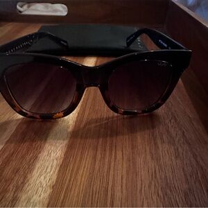 Quay Australia Black and Tortoise Sunglasses